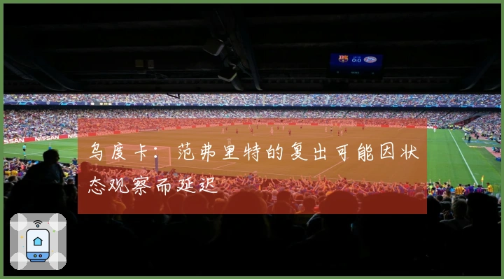 乌度卡：范弗里特的复出可能因状态观察而延迟